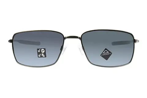 Oakley Mężczyzna Oakley OO4075 SQUARE WIRE 407504 Okulary przeciwsłoneczne Metal Czarny Szary Kwadratowy Spolaryzowane Prizm - Thumbnail 2
