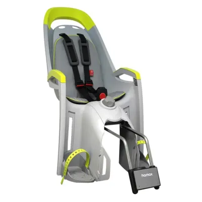 Hamax Amaze Mounted Child Seat Light Grey/Lime