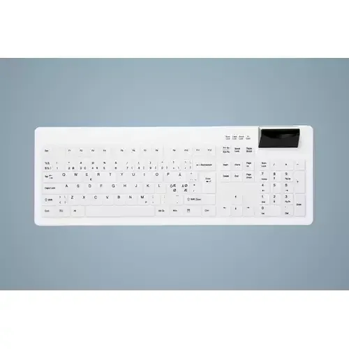 Contour Design Active Key AK-C8200 keyboard Medical USB UK English White - Image 1