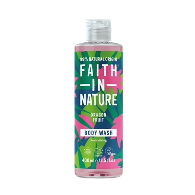 Faith in Nature Dragon Fruit Body Wash - 2 x 400ml in Pale Pink - Thumbnail 2