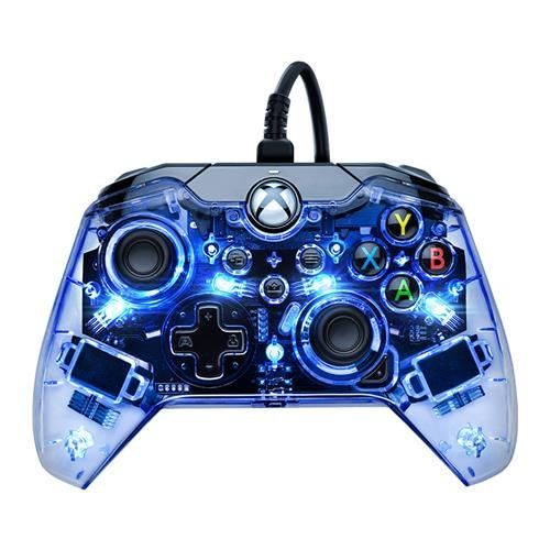 PDP Afterglow Black, Blue, Transparent USB Gamepad Analogue / Digital Xbox One, Xbox Series S, Xbox Series X - Image 1