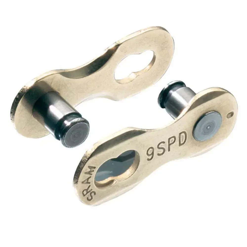 Sram Powerlink 9 Speed Chain Connectors Gold - Image 1