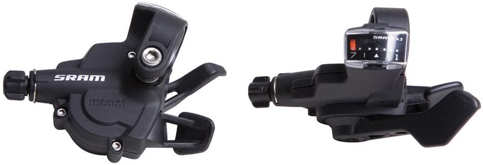 SRAM X3 7-Speed Trigger Shifters - Image 1