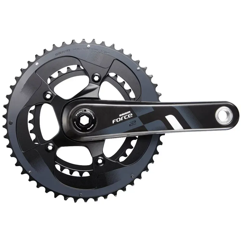 SRAM Force22 GXP Chainset 172.5mm 50/34T Black - Image 1