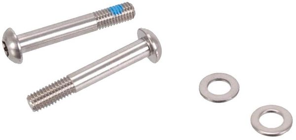 SRAM Bracket Mounting Bolts For Flat Mount Caliper - Stainless T25 (2 pieces)