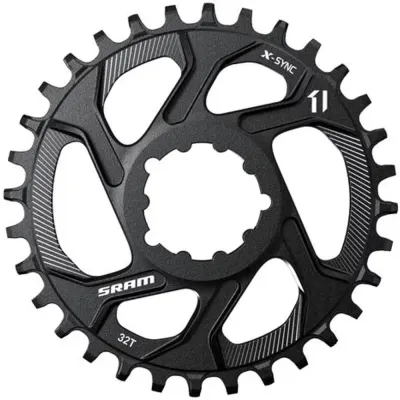 SRAM Eagle X-Sync 12 Speed Direct Mount 6mm Offset Chainring - 32T - Black - Thumbnail 2