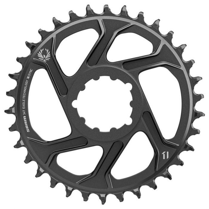 SRAM Eagle X-Sync 12 Speed Offset Boost 3mm Offset Chainring - 34T - Black - Image 1