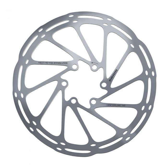 SRAM Six Bolt Rounded Centreline Rotor - 180mm - Image 1