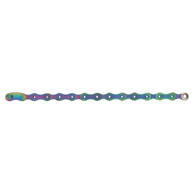 Sram Chain PC XX1 12 Speed Eagle Hallowpin Powerlock 126L Rainbow