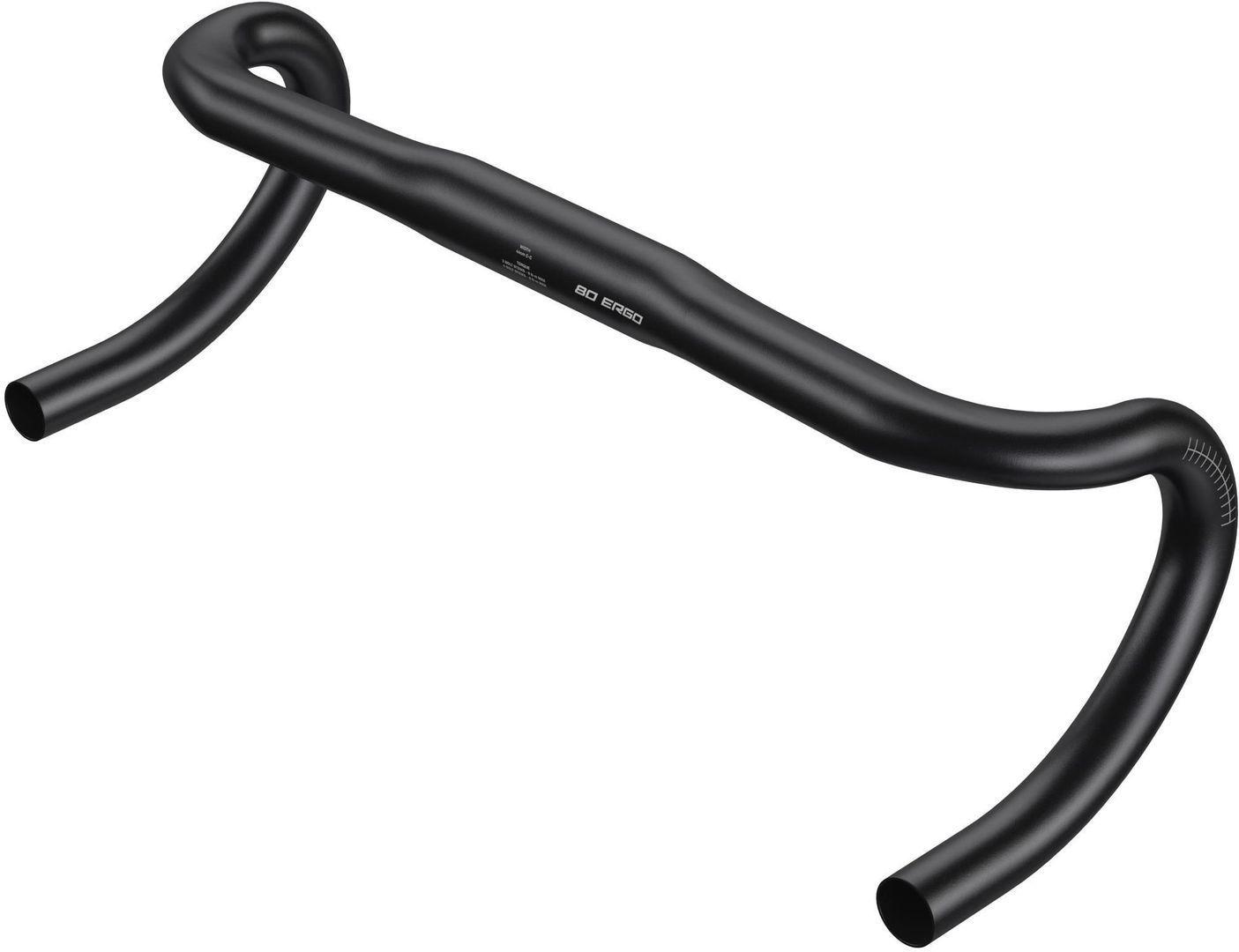 Zipp Service Course 80-Ergo Handlebar - 38cmBlack - Image 1