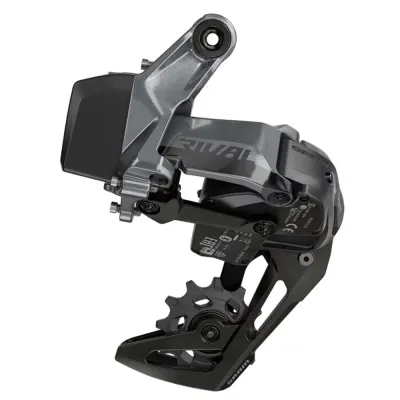 SRAM Rival XPLR eTap AXS D1 12-Speed Rear Derailleur Battery Not Included Black