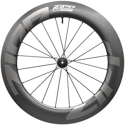 Zipp AM 808 Firecrest Carbon Tubeless Disc Brake Center Locking 700c Front Road Wheel