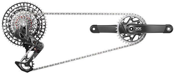 SRAM XX SL T-Type Eagle Transmission Powermeter AXS Groupset - Thumbnail 2
