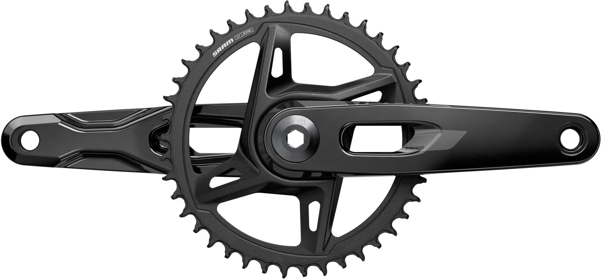SRAM Rival 1x E1 XPLR DUB WIDE Crankset Direct Mount 42T (BB not included) - Image 1