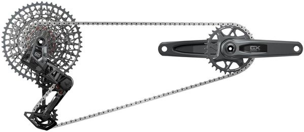 SRAM GX T-Type Eagle Transmission AXS Groupset - 165mm