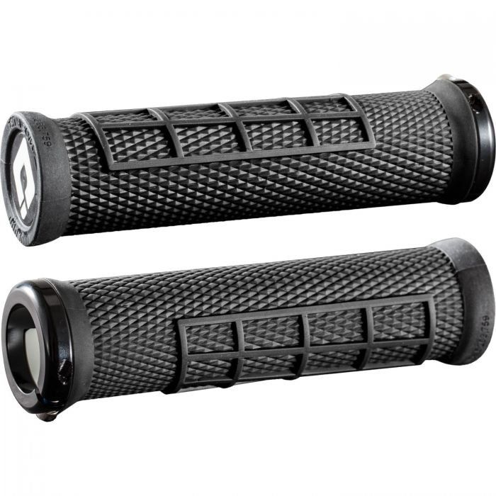 ODI Elite Flow Lock-On Grips - Black - Image 1