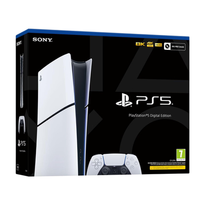 SONY PlayStation 5 Digital Edition & Gift Card £70 Bundle, White