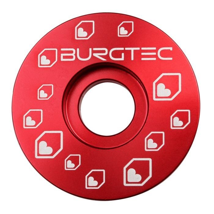 Burgtec Top Cap - Race Red - Image 1