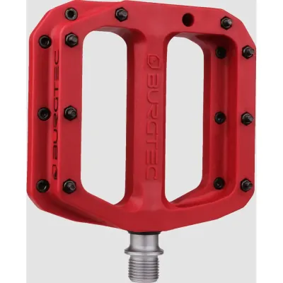 Burgtec Mk4 Composite Flat Pedals - Race Red - Thumbnail 2