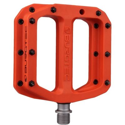 Burgtec Mk4 Composite Flat Pedals - Iron Bro Orange