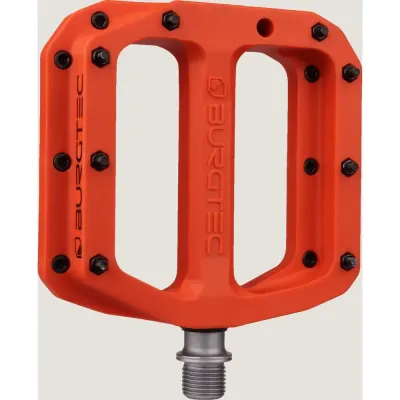Burgtec Mk4 Composite Flat Pedals - Iron Bro Orange - Thumbnail 2