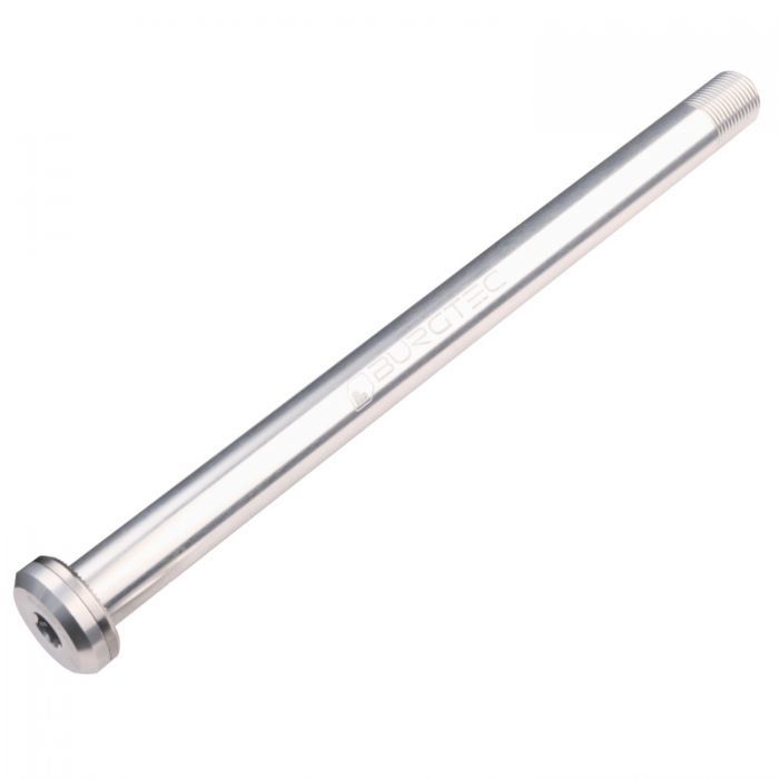 Burgtec Rockshox Fork Axle - Rhodium Silver110 x 15mm Boost - Image 1