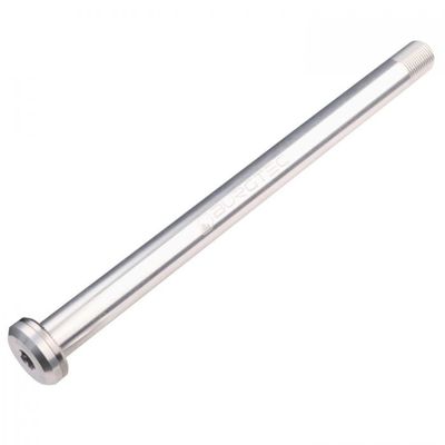 Burgtec Rockshox Fork Axle - Rhodium Silver110 x 15mm Boost