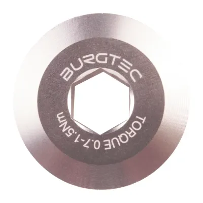 Burgtec Shimano Crank Bolt - Rhodium Silver - Thumbnail 2