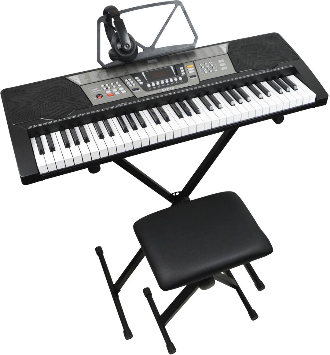 Axus AXP10 Portable Keyboard Pack - Black - Image 1