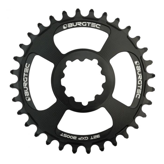 Burgtec Thick Thin Chainring - GXP Boost 3mm Offset - Burgtec Black - Image 1