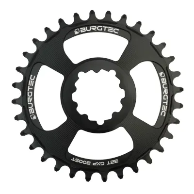 Burgtec Thick Thin Chainring - GXP Boost 3mm Offset - Burgtec Black - Thumbnail 2