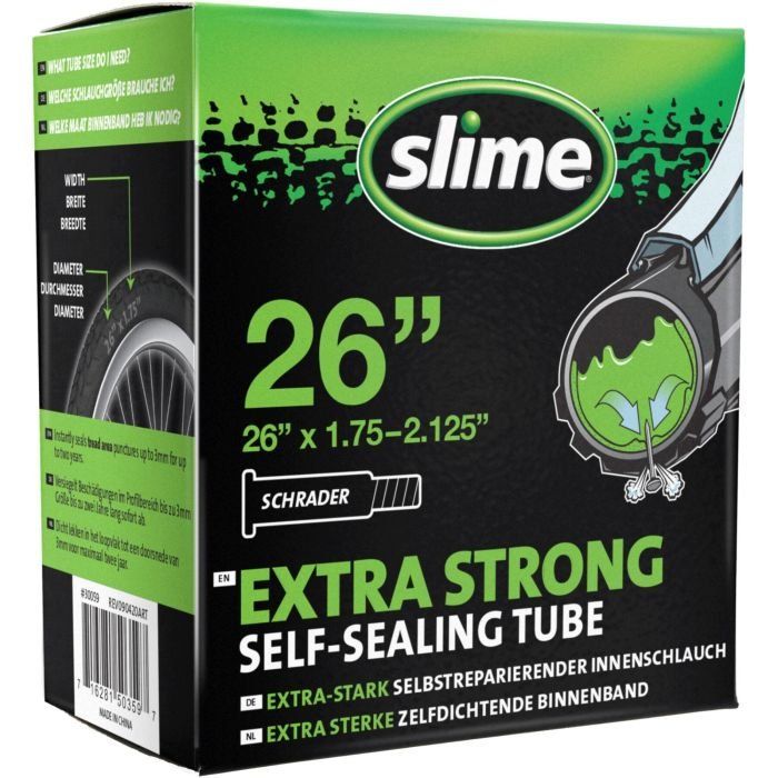 Slime Smart Self-Sealing Inner Tube - Schrader26 x 1.75-2.125 - Image 1