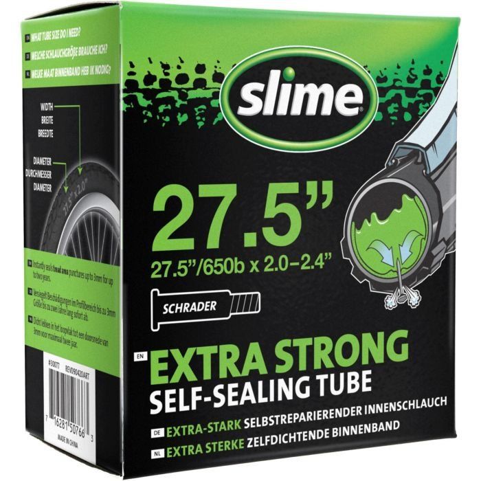 Slime Smart Self-Sealing Inner Tube - Schrader27.5 x 2.0-2.40 - Image 1