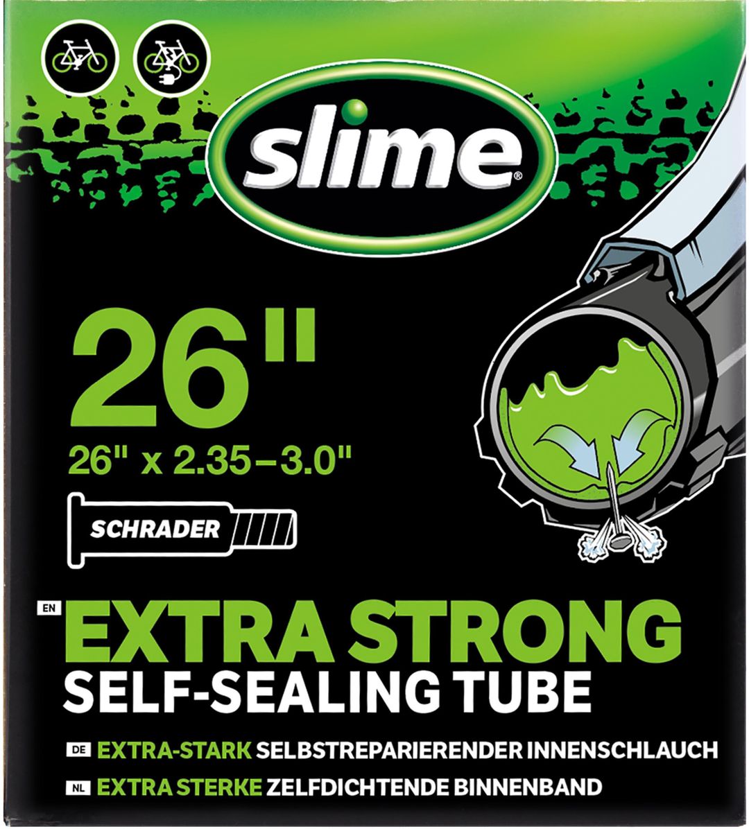 Slime Smart Self-Sealing Inner Tube - Schrader26 x 2.35-3.0 - Image 1