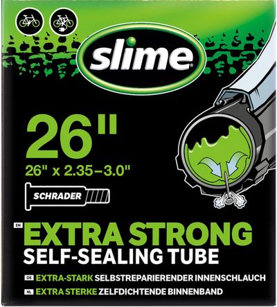 Slime Smart Self-Sealing Inner Tube - Schrader26 x 2.35-3.0