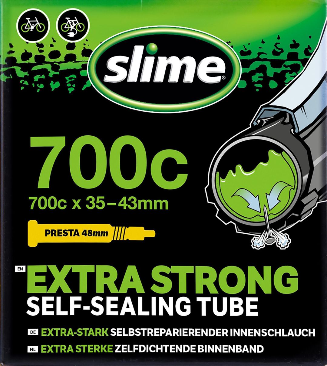 Slime Smart Self-Sealing Inner Tube - Presta700c x 35-43 - Image 1