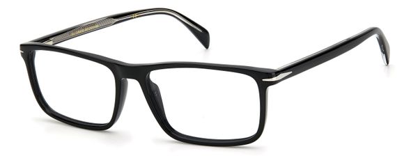 DAVID BECKHAM Mężczyzna DAVID BECKHAM DB 1019 807 Oprawki optyczne Acetat Czarny Kwadratowy