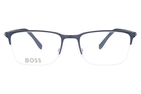 Hugo Boss Mężczyzna Hugo Boss BOSS 1007/IT FLL Oprawki optyczne Metal Niebieski nieprzejrzysty Kwadratowy - Thumbnail 2