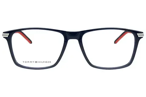 Tommy Hilfiger Mężczyzna Tommy Hilfiger TH 1995 PJP Oprawki optyczne Plastikowy Niebieski Kwadratowy - Thumbnail 2