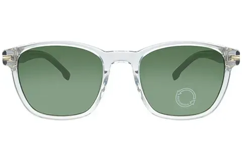 Hugo Boss Mężczyzna Hugo Boss BOSS 1505/S KB7/QT Okulary przeciwsłoneczne Bio-Cecid Szary Zielony Kwadratowy - Thumbnail 2