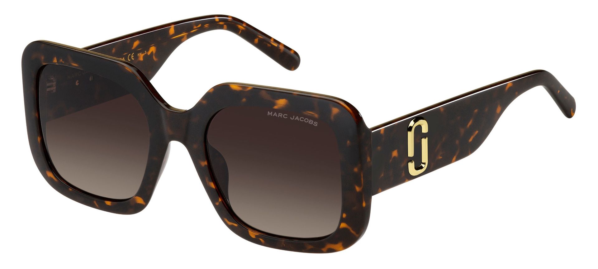 Marc Jacobs Kobieta Marc Jacobs MARC 647/S 086/HA Okulary przeciwsłoneczne Plastikowy Hawana Brązowy Kwadratowy Zacieniony - Image 1