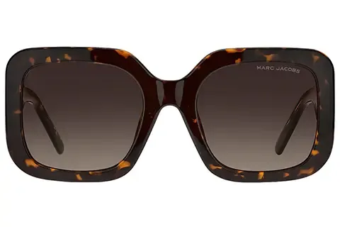 Marc Jacobs Kobieta Marc Jacobs MARC 647/S 086/HA Okulary przeciwsłoneczne Plastikowy Hawana Brązowy Kwadratowy Zacieniony - Thumbnail 2