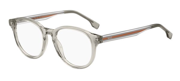 Hugo Boss Junior Hugo Boss BOSS 1548 CBL Oprawki optyczne Plastikowy Kryształ Szary Okrągły