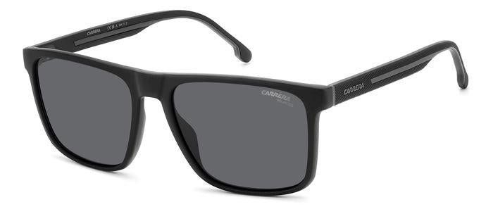Carrera Mężczyzna Carrera CARRERA 8064/S 08A/M9 Okulary przeciwsłoneczne Acetat Czarny Szary Kwadratowy Spolaryzowane - Image 1