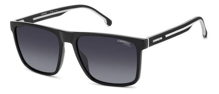 Carrera Mężczyzna Carrera CARRERA 8064/S 80S/9O Okulary przeciwsłoneczne Acetat Czarny Szary Kwadratowy Normalna Zacieniony - Image 1