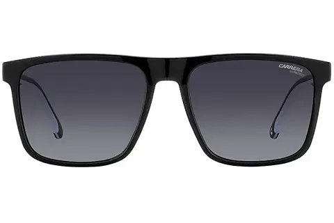 Carrera Mężczyzna Carrera CARRERA 8064/S 80S/9O Okulary przeciwsłoneczne Acetat Czarny Szary Kwadratowy Normalna Zacieniony - Thumbnail 2