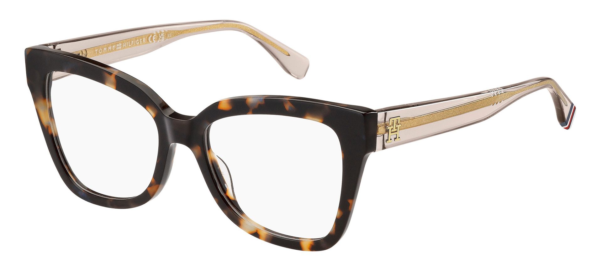 Tommy Hilfiger Kobieta Tommy Hilfiger TH 2053 1ZN Oprawki optyczne Acetat Niebieski/Nagi Kwadratowy - Image 1