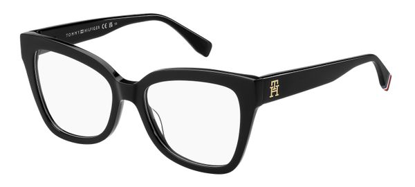 Tommy Hilfiger Kobieta Tommy Hilfiger TH 2053 807 Oprawki optyczne Acetat Czarny Kwadratowy