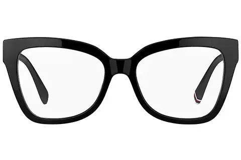 Tommy Hilfiger Kobieta Tommy Hilfiger TH 2053 807 Oprawki optyczne Acetat Czarny Kwadratowy - Thumbnail 2