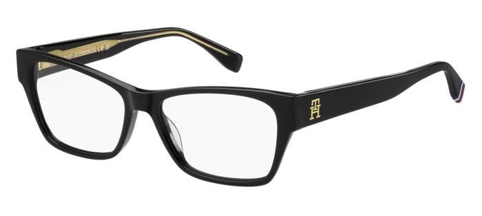 Tommy Hilfiger Kobieta Tommy Hilfiger TH 2104 807 Oprawki optyczne Acetat Czarny Kwadratowy - Image 1